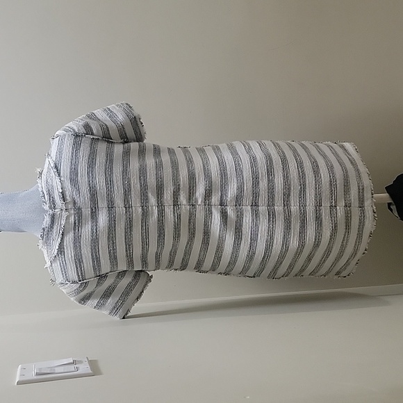 MICHAEL KORS DRESS METALLIC AND STRIPES SIZE 8 IN VERY GOOD CONDITION - Picture 6 of 10